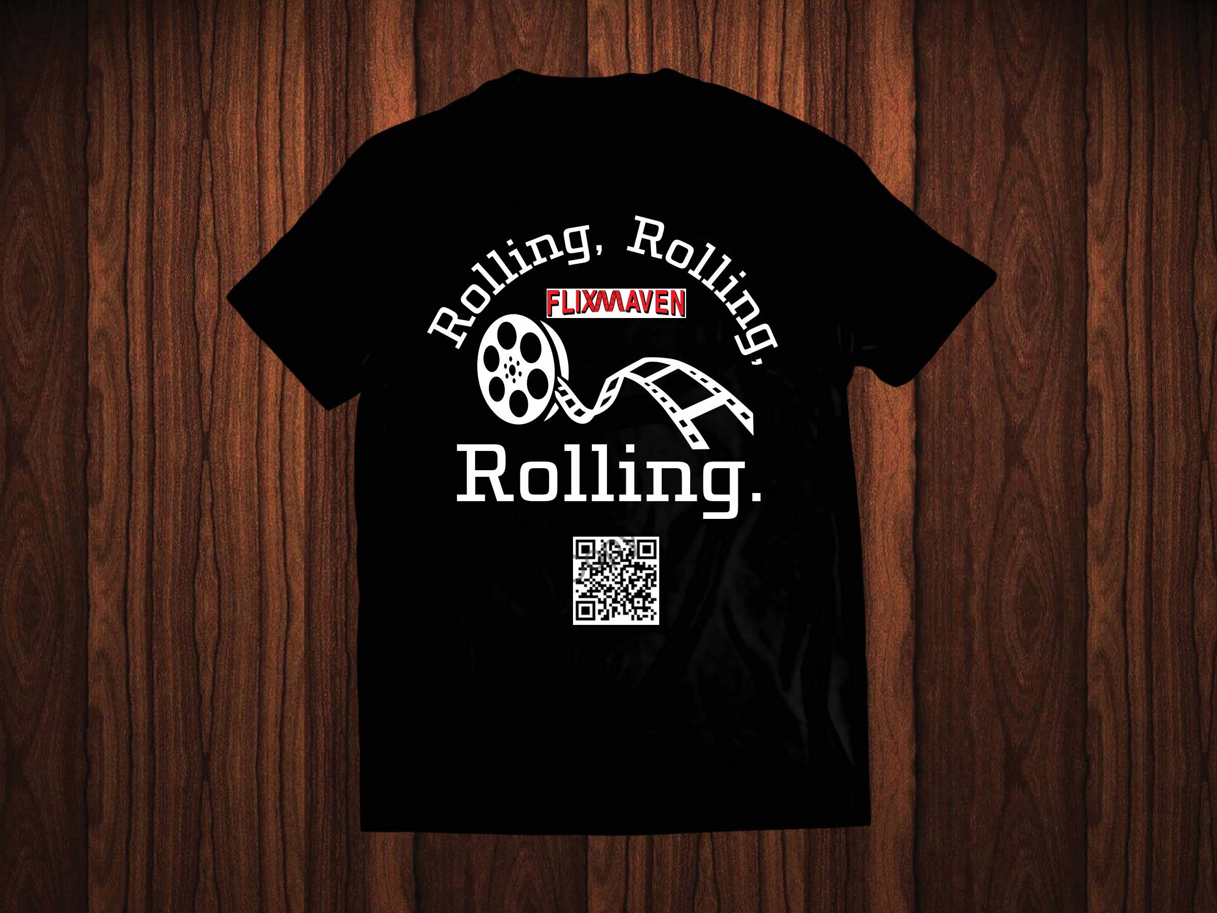 Rolling Rolling Rolling Filmmaker T-Shirt